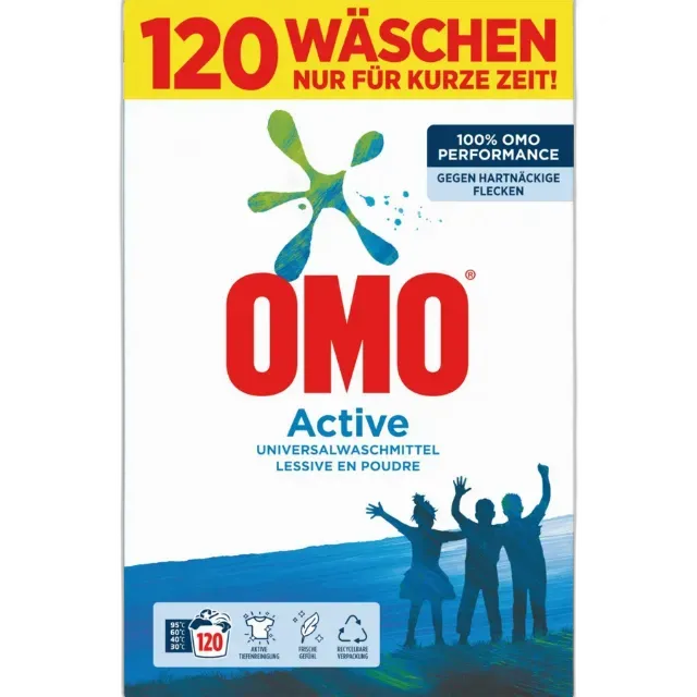 Immagine del prodotto Detergente universale in polvere Omo 120 lavaggi