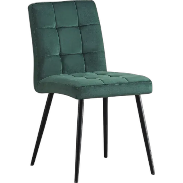 Image du produit Chaise rembourrée Diana velours vert