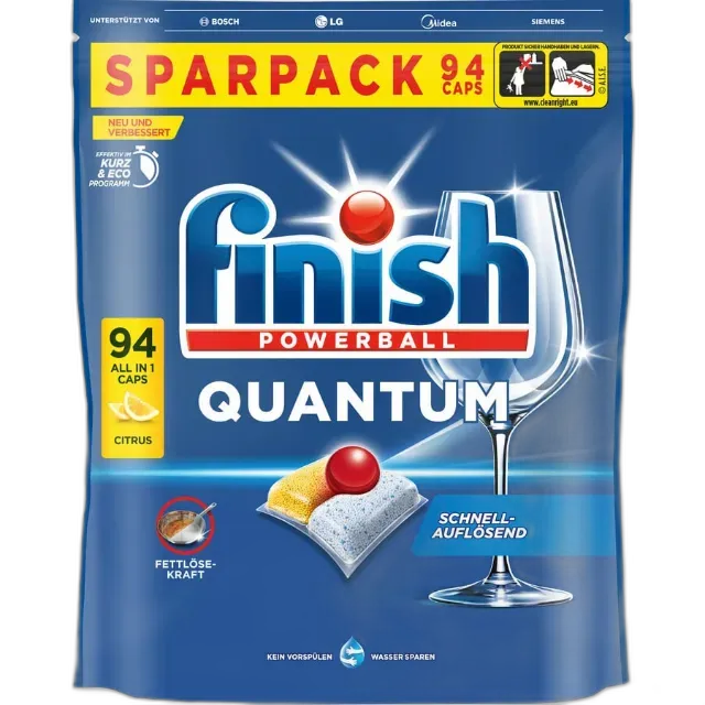 Produktbild zu Finish Geschirrspültabs Quantum Citrus 94 Tabs