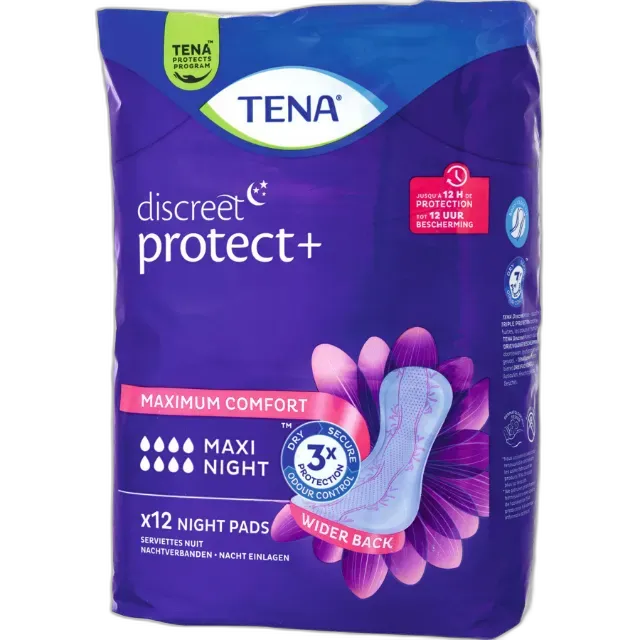Immagine del prodotto Tena Discreet Salvaslip Maxi Night 12 pezzi