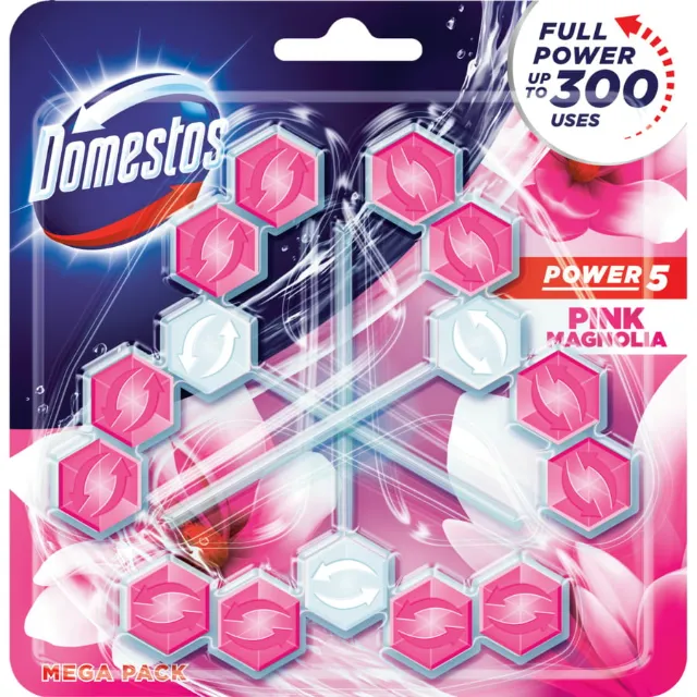 Immagine del prodotto Domestos Tavoletta deod.WC Magnolia 3x55g