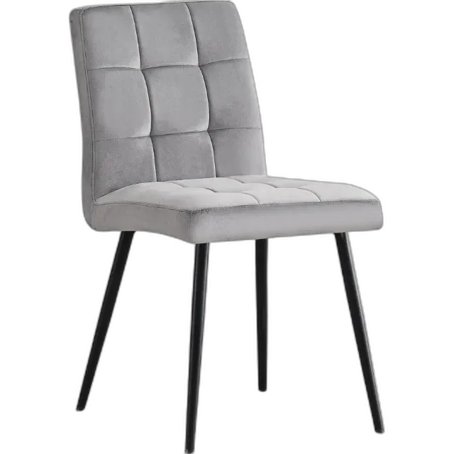 Image du produit Chaise rembourrée Diana velours anthracite