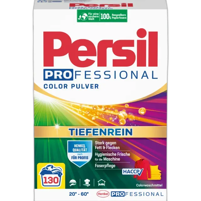 Produktbild zu Persil Pulver Professional Color 130 Waschgänge