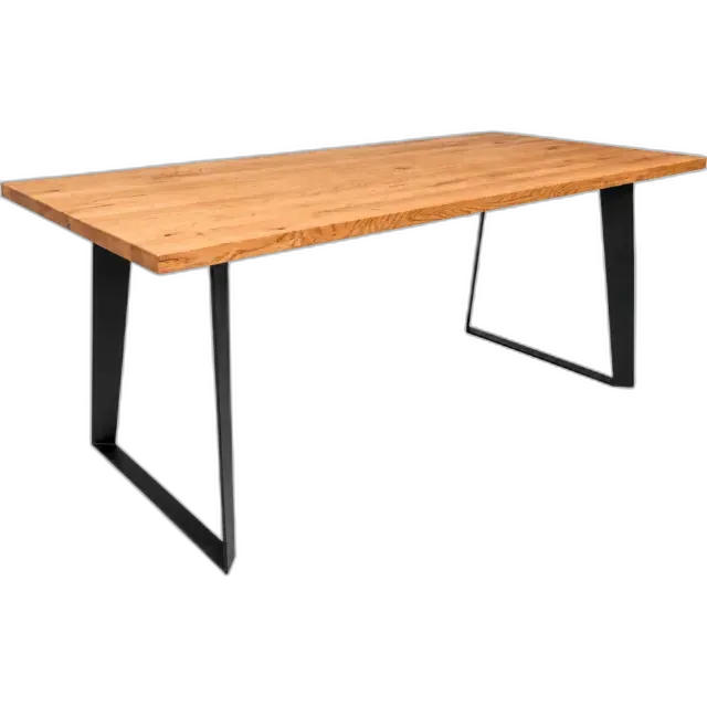 Produktbild zu Tisch Tom Wildeiche massiv, 200 x 75 x 100 cm