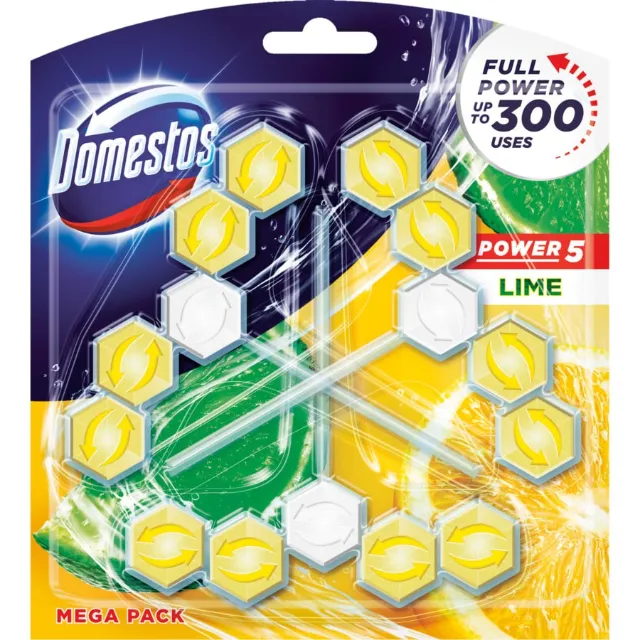 Immagine del prodotto Domestos Tavoletta deod. WC Lime 3 x 55 g
