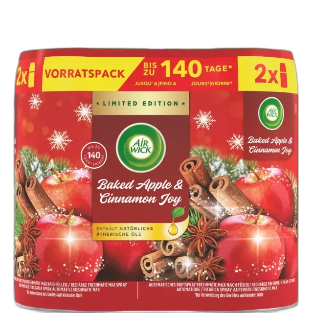 Immagine del prodotto Ricarica Airwick Fresh Apple & Cinnamon per spray profumato automatico 2 x 250 ml